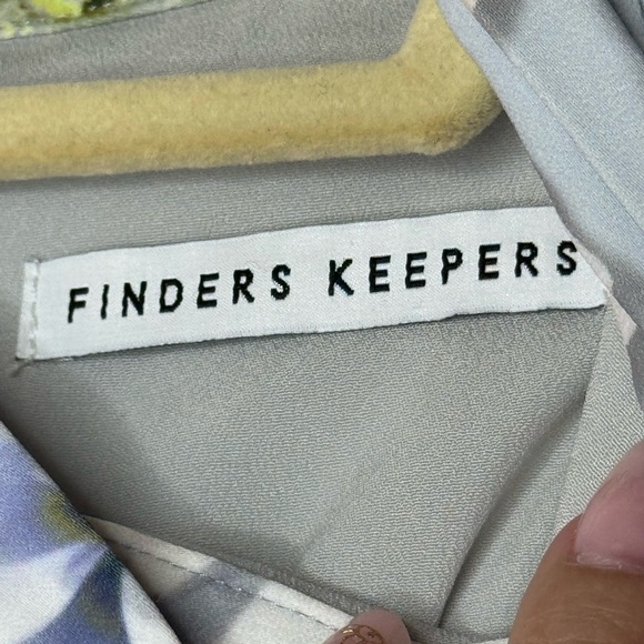 Finders Keepers Floral Mini Dress NWT | Pastel Blue | Size M - Picture 4 of 17